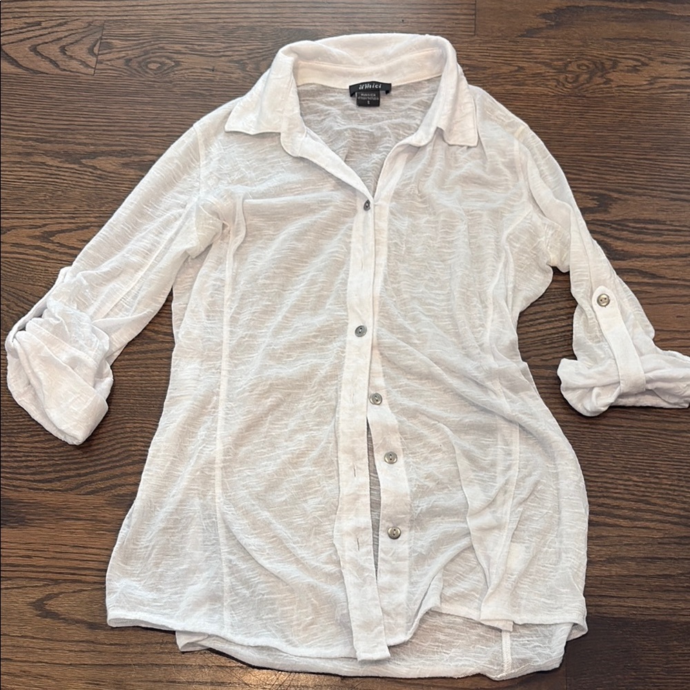 White Button-Up Shirt